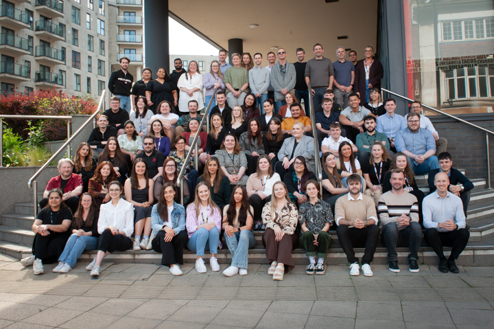 staff of InfoTrack Woking office